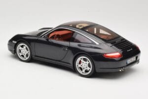 Porsche 911 997 Targa Zwart Norev 1:18 187506 Metaal — afbeelding 7 van 8