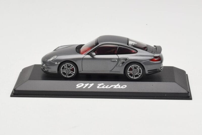 Porsche 911 997 Turbo Anthracite Grey Minichamps 1:43 WAP0200010A Metaal
