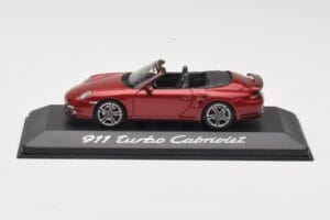 Porsche 911 997 Turbo Cabriolet Rood Minichamps 1:43 WAP0200130A Metaal