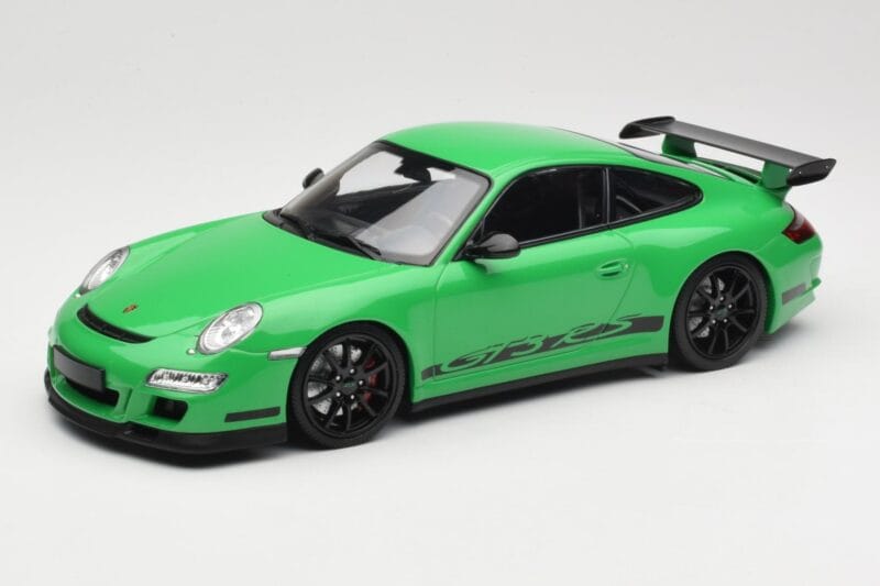 Porsche 911 997.1 GT3 RS Groen Minichamps 1:18 155062124 Metaal