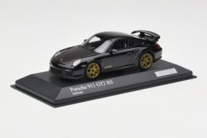Porsche 911 997.2 GT2 RS Zwart met Gouden Velgen Minichamps 1:43 400069402 Metaal — afbeelding 2 van 4