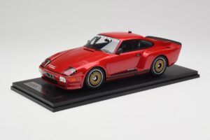 Porsche 911 930 Almeras Biturbo 3.3 Rood Kess 1:18 KE18005C Hars