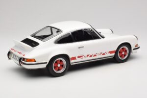 Porsche 911 Carrera RS 2.7 Grand Prix White With Red Norev 1:12 127514 Metaal — afbeelding 2 van 6