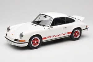 Porsche 911 Carrera RS 2.7 Grand Prix White With Red Norev 1:12 127514 Metaal