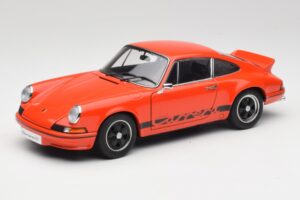 Porsche 911 Carrera RS 2.7 Oranje & Zwarte Strepen AUTOart 1:18 78054 Metaal