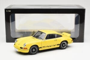 Porsche 911 Carrera RS 2.7 Geel AUTOart 1:18 78053 Metaal — afbeelding 8 van 8