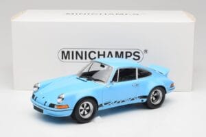 Porsche 911 Carrera RSR Blauw & Zwart Minichamps 1:18 107065021 Metaal — afbeelding 6 van 6