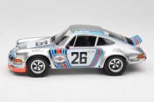 Porsche 911 Carrera RSR Group 4 GT #26 Martini Racing H. Muller / G. van Lennep GT Class Winner 1000 km Dijon 1973 Minichamps — afbeelding 3 van 6