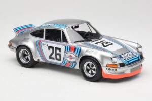 Porsche 911 Carrera RSR Group 4 GT #26 Martini Racing H. Muller / G. van Lennep GT Class Winner 1000 km Dijon 1973 Minichamps — afbeelding 4 van 6