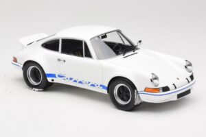 Porsche 911 Carrera RSR Group 4 GT Wit & Blauw 1973 Minichamps 1:18 107065020 Metaal — afbeelding 4 van 6