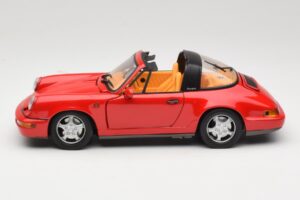 Porsche 911 Carrera Targa Rood Anson 1:18 3054 Metaal — afbeelding 4 van 8
