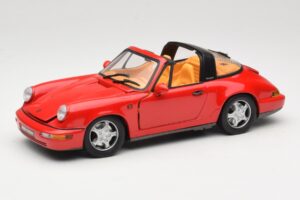 Porsche 911 Carrera Targa Rood Anson 1:18 3054 Metaal