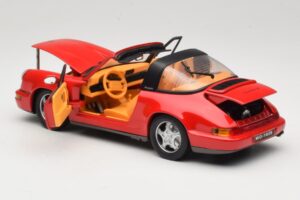 Porsche 911 Carrera Targa Rood Anson 1:18 3054 Metaal — afbeelding 5 van 8