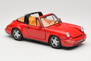 Porsche 911 Carrera Targa Rood Anson 1:18 3054 Metaal — afbeelding 6 van 8