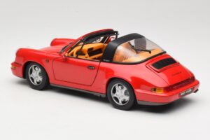 Porsche 911 Carrera Targa Rood Anson 1:18 3054 Metaal — afbeelding 7 van 8