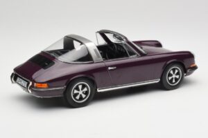 Porsche 911 E Targa Paars Norev 1:18 187644 Metaal — afbeelding 3 van 7