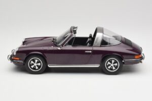 Porsche 911 E Targa Paars Norev 1:18 187644 Metaal — afbeelding 4 van 7