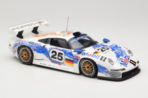 Porsche 911 GT1 #25 H. Stuck / T. Boutsen / B. Wollek 24 Hours of Le Mans 1996 UT Models 1:18 180966625 Metaal — afbeelding 6 van 8