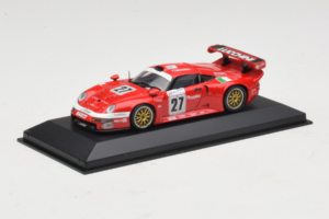 Porsche 911 GT1 #27 BMS Scuderia Italia 24 Hours of Le Mans 1997 Minichamps 1:43 430976627 Metaal — afbeelding 2 van 4