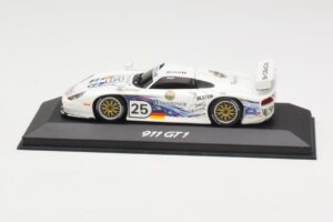 Porsche 911 GT1 #25 Warsteiner 24 Hours of Le Mans 1997 Minichamps 1:43 WAP02003197 Metaal