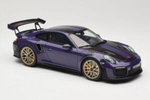 Porsche 911 GT2 RS 991.2 Ultraviolet GT Spirit 1:18 GT926 Hars — afbeelding 4 van 6