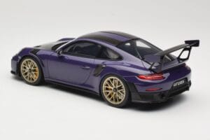 Porsche 911 GT2 RS 991.2 Ultraviolet GT Spirit 1:18 GT926 Hars — afbeelding 5 van 6