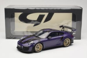 Porsche 911 GT2 RS 991.2 Ultraviolet GT Spirit 1:18 GT926 Hars — afbeelding 6 van 6