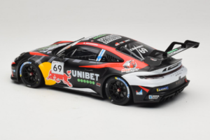 Porsche 911 GT3 Cup 992 #69 K. Rovanpera Zolder GP 2024 IXO 1:18 18RMC226 Metaal — afbeelding 5 van 6