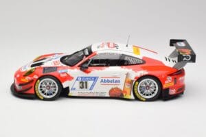 Porsche 911 GT3 R #31 Frikadelli Racing N. Siedler / M. Seefried 24 Hours Nürburgring 2018 Minichamps 1:18 153186931 Metaal — afbeelding 3 van 6