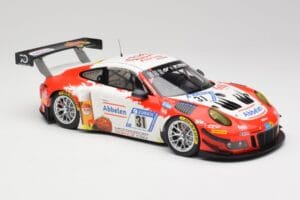Porsche 911 GT3 R #31 Frikadelli Racing N. Siedler / M. Seefried 24 Hours Nürburgring 2018 Minichamps 1:18 153186931 Metaal — afbeelding 4 van 6