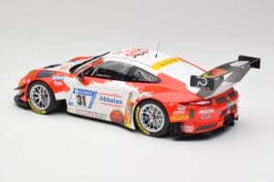 Porsche 911 GT3 R #31 Frikadelli Racing N. Siedler / M. Seefried 24 Hours Nürburgring 2018 Minichamps 1:18 153186931 Metaal — afbeelding 5 van 6