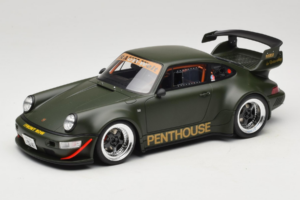 Porsche 911 RWB Penthouse Kaki Green GT Spirit 1:18 GT559 Hars