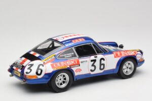 Porsche 911 S #36 B. Waldegard / C. Cheneviere 24 Hours of Le Mans 1971 Minichamps 1:18 107716836 Hars — afbeelding 2 van 6