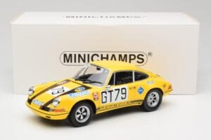 Porsche 911 S Racing Team AAW #79 H. Frohlich / P. Toivonen 1000km Nurburgring 1971 Minichamps 1:18 107706879 Hars — afbeelding 6 van 6