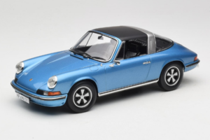 Porsche 911 S Targa Blue Metallic Norev 1:18 187646 Metaal — afbeelding 2 van 8