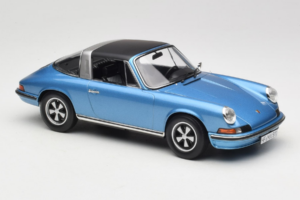 Porsche 911 S Targa Blue Metallic Norev 1:18 187646 Metaal — afbeelding 5 van 8