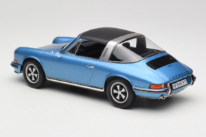 Porsche 911 S Targa Blue Metallic Norev 1:18 187646 Metaal — afbeelding 7 van 8