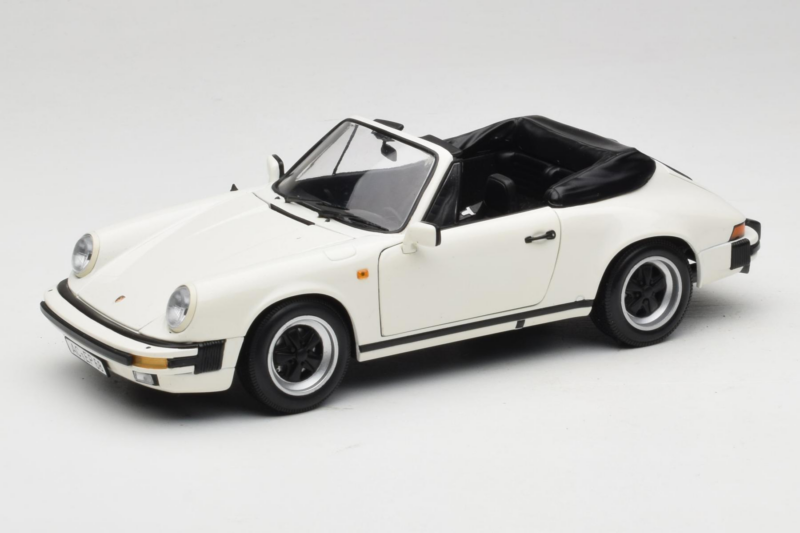 Porsche 911 SC Cabriolet Wit Minichamps 1:18 100063031 Metaal