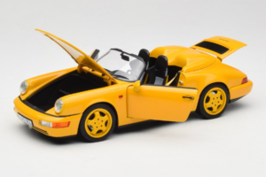 Porsche 911 964 Speedster Speed Yellow Norev 1:18 187130 Metaal — afbeelding 2 van 8