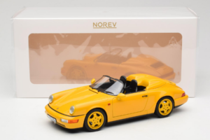 Porsche 911 964 Speedster Speed Yellow Norev 1:18 187130 Metaal — afbeelding 8 van 8