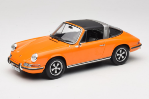 Porsche 911 T Targa Oranje Norev 1:18 187220 Metaal — afbeelding 2 van 8