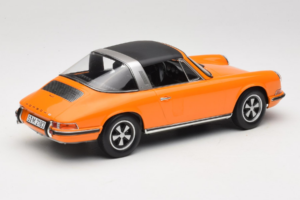 Porsche 911 T Targa Oranje Norev 1:18 187220 Metaal — afbeelding 3 van 8