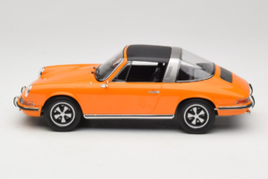 Porsche 911 T Targa Oranje Norev 1:18 187220 Metaal — afbeelding 4 van 8