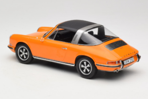 Porsche 911 T Targa Oranje Norev 1:18 187220 Metaal — afbeelding 5 van 8