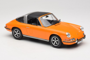 Porsche 911 T Targa Oranje Norev 1:18 187220 Metaal — afbeelding 6 van 8