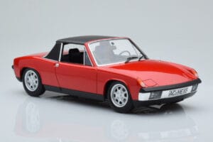 Porsche 914 1.7 Bahia Rood Norev 1:18 187690 Metaal — afbeelding 4 van 7