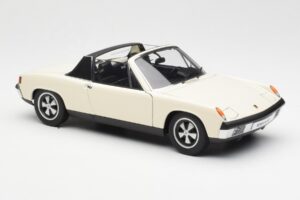 Porsche 914/6 Licht Ivoor AUTOart 1:18 77933 Metaal — afbeelding 6 van 8