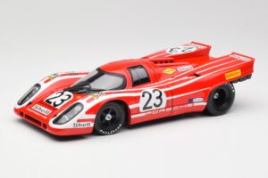 Porsche 917K #23 R. Attwood / H. Herrmann 24 Hours of Le Mans Winner 1970 Norev 1:18 187586 Metaal