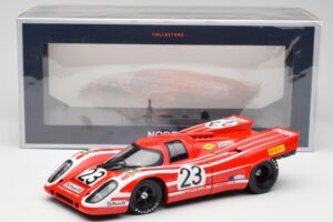 Porsche 917K #23 R. Attwood / H. Herrmann 24 Hours of Le Mans Winner 1970 Norev 1:18 187586 Metaal — afbeelding 6 van 6