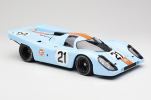 Porsche 917K Gulf #21 P. Rodriguez / L. Kinnunen J.W. Automotive Engineering 24 Hours of Le Mans 1970 Minichamps 1:12 1237066 — afbeelding 4 van 6
